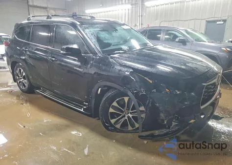 2021 Toyota Highlander Hybrid Xle from USA, damaged, VIN 5TDGBRCH0MS039091